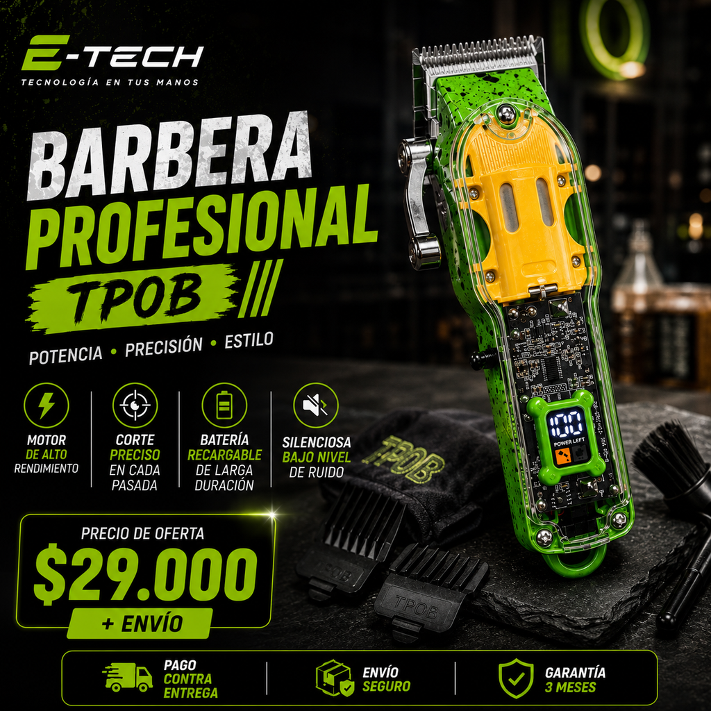 Barbera | Tpob | Profesional | 6 meses de garantía