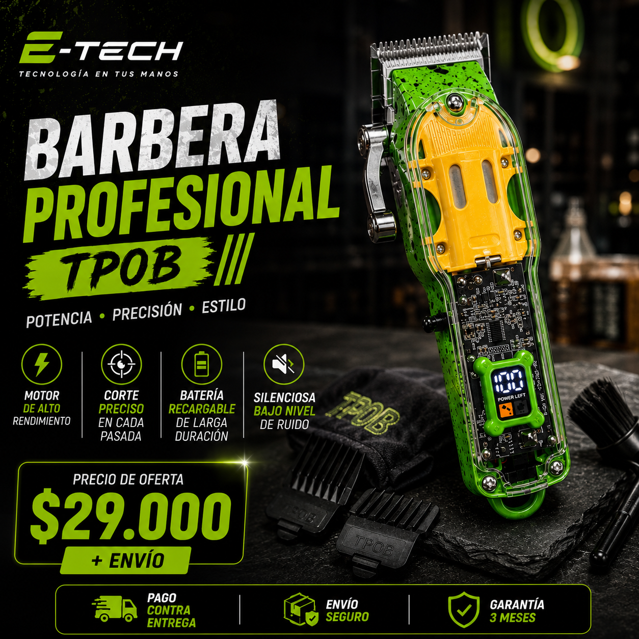 Barbera | Tpob | Profesional | 6 meses de garantía