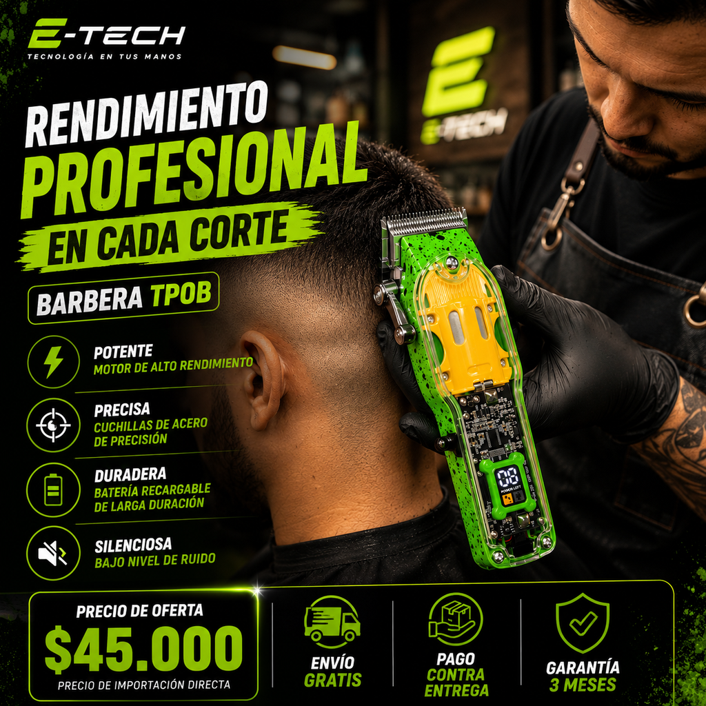 Barbera profesional | Tp0B | Garantía extendida