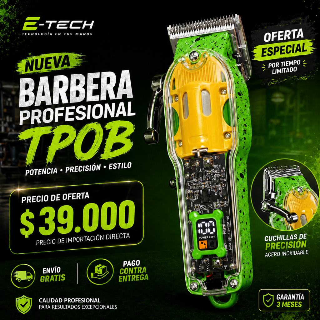 Barbera profesional | Tp0B | Garantía extendida