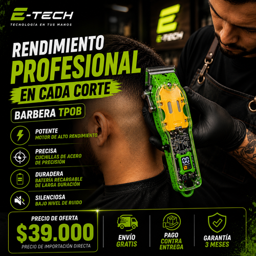 Barbera profesional | Tp0B | Garantía extendida