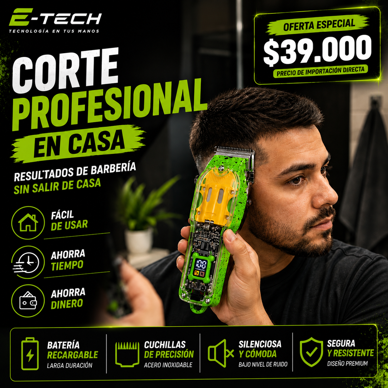 Barbera profesional | Tp0B | Garantía extendida