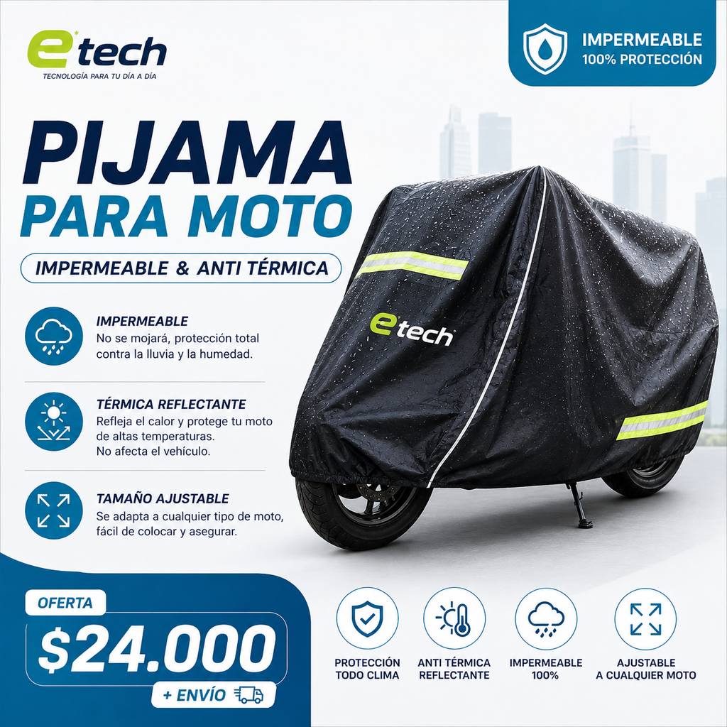 Protector | Moto | Pijama | Talla ajustable | Todas las motos